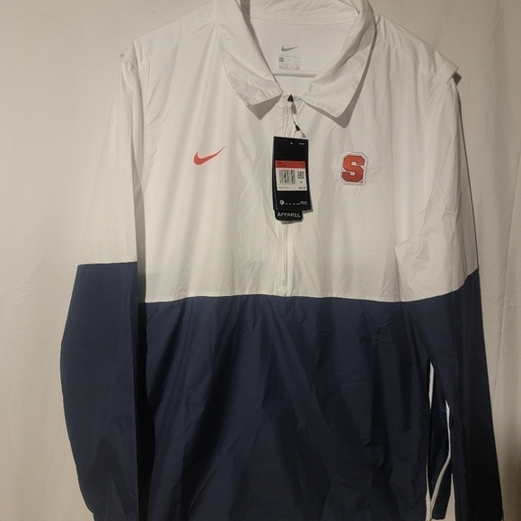 Nike On Field Syracuse Coaches Windbreaker Jacket Mens Size Large CQ5125 100 - Picture 1 of 6